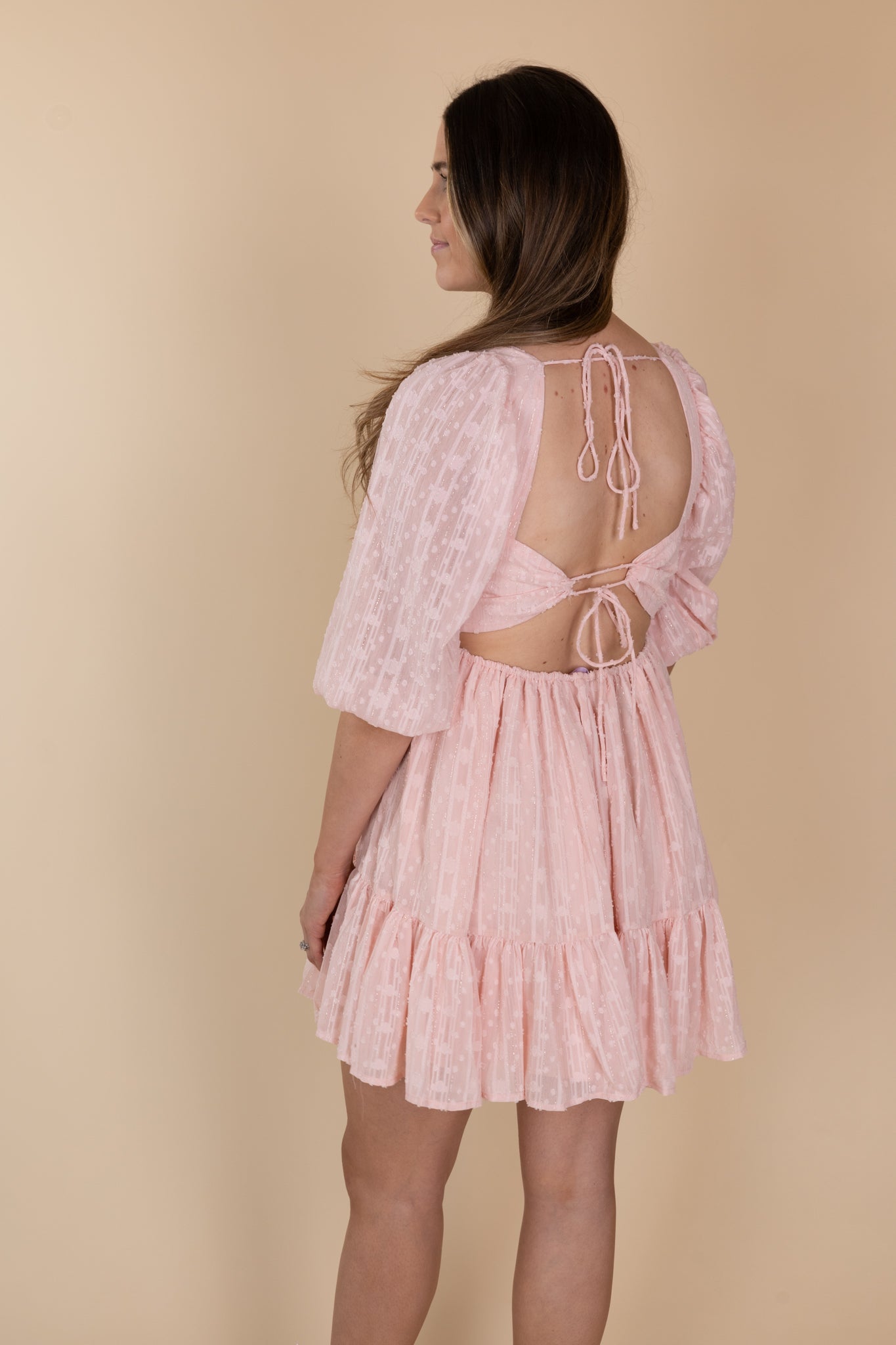 Gracie Shimmer Detail Dress