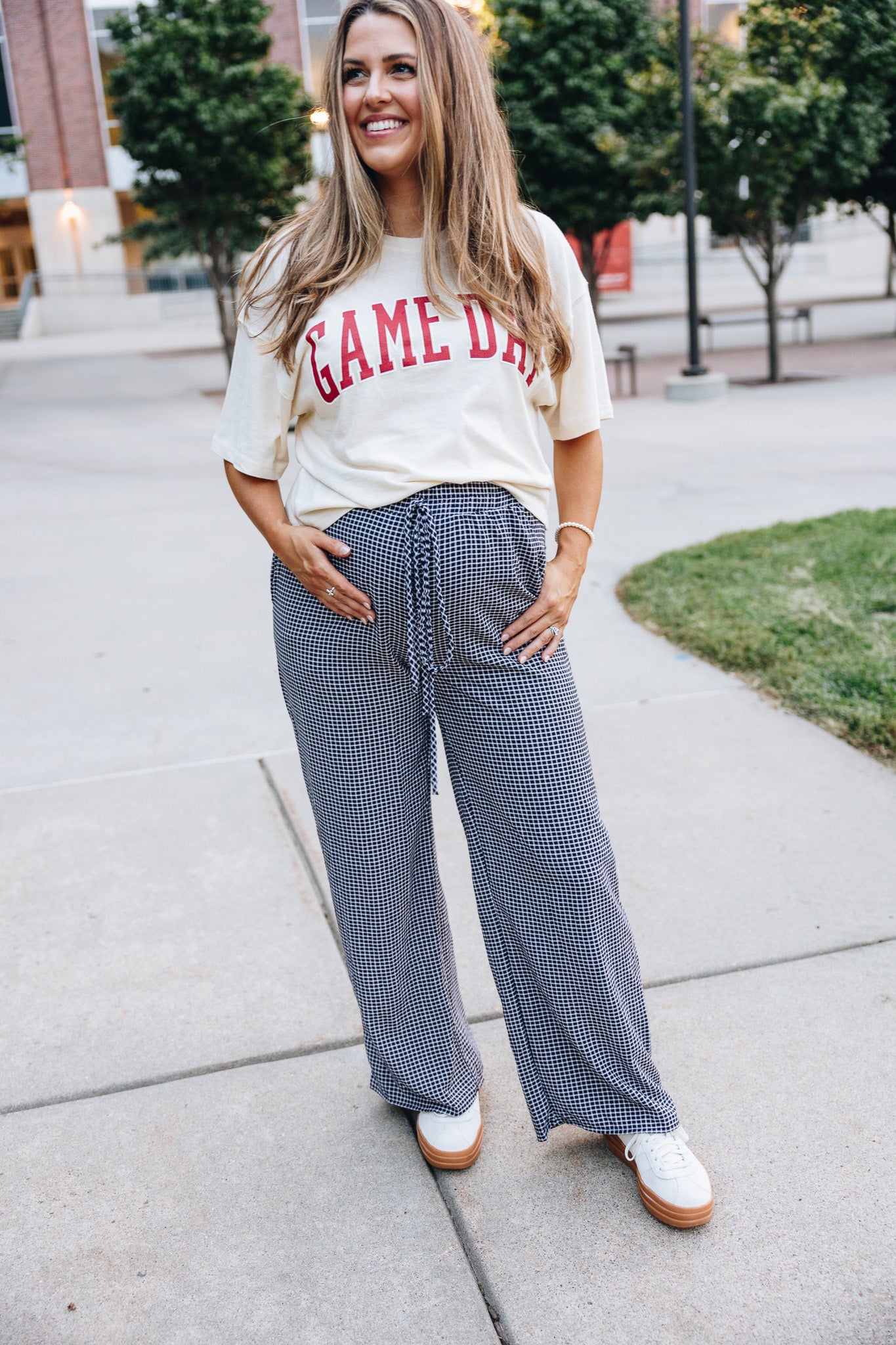 GAME DAY Tailgate Tee - Cream