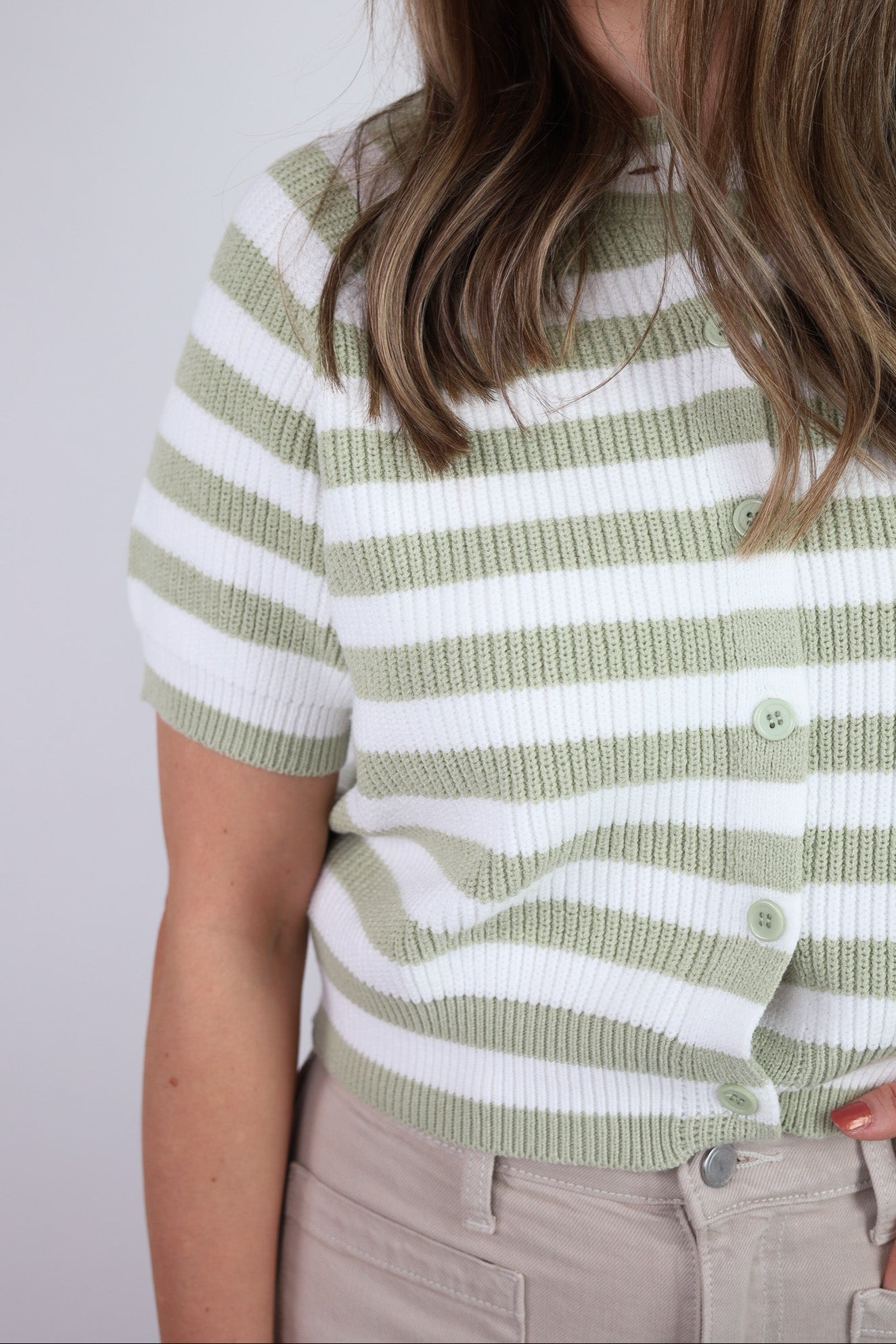 Rachel Striped Cardigan