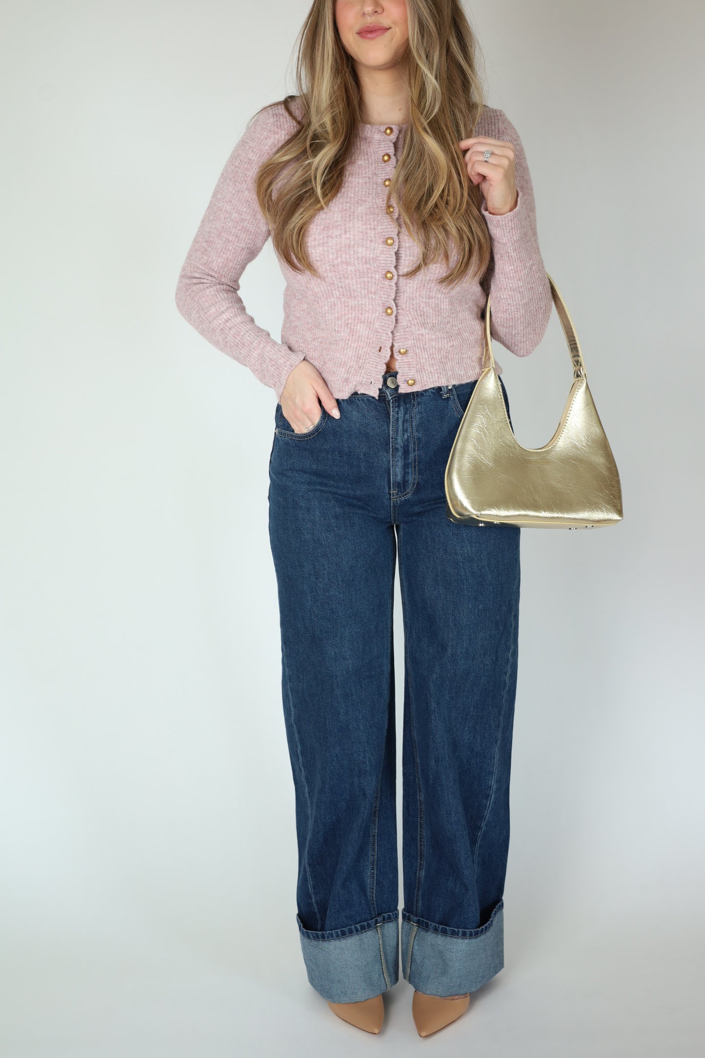 Lila Scalloped Sweater