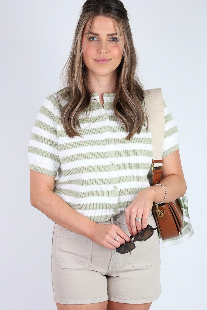 Rachel Striped Cardigan