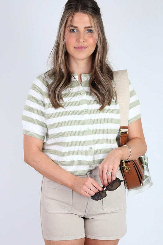 Rachel Striped Cardigan