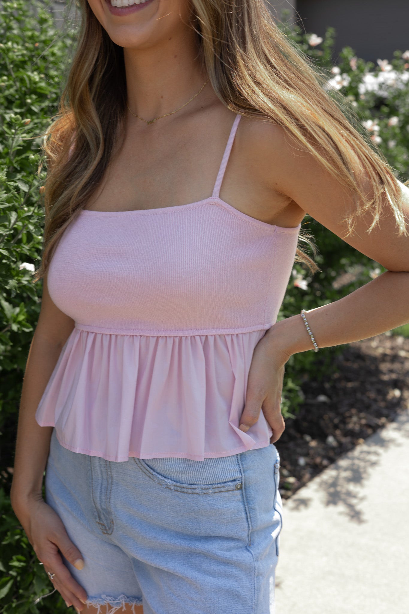 Brynn Peplum Cami