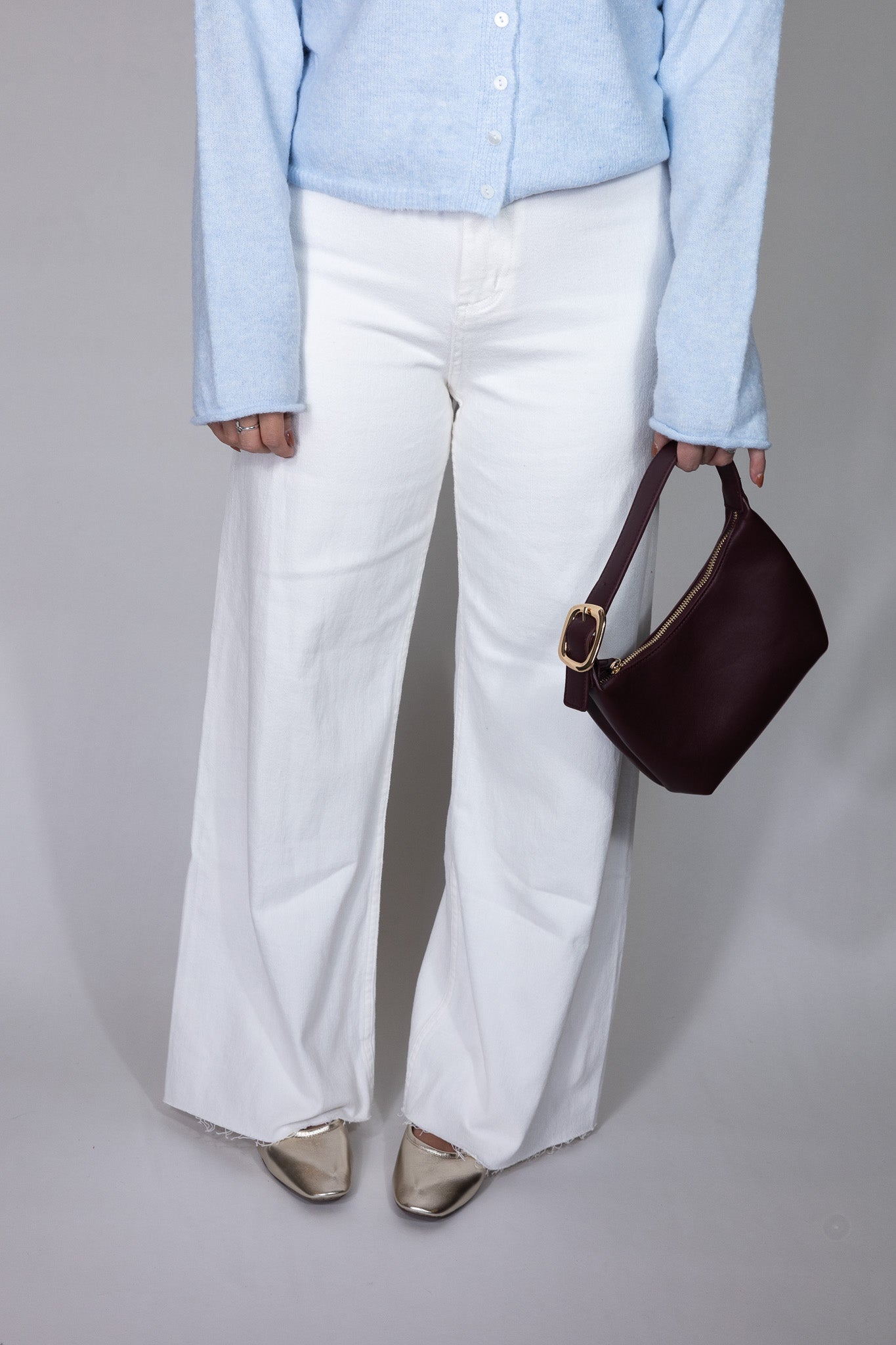 Laney Wide Leg Denim - Off White