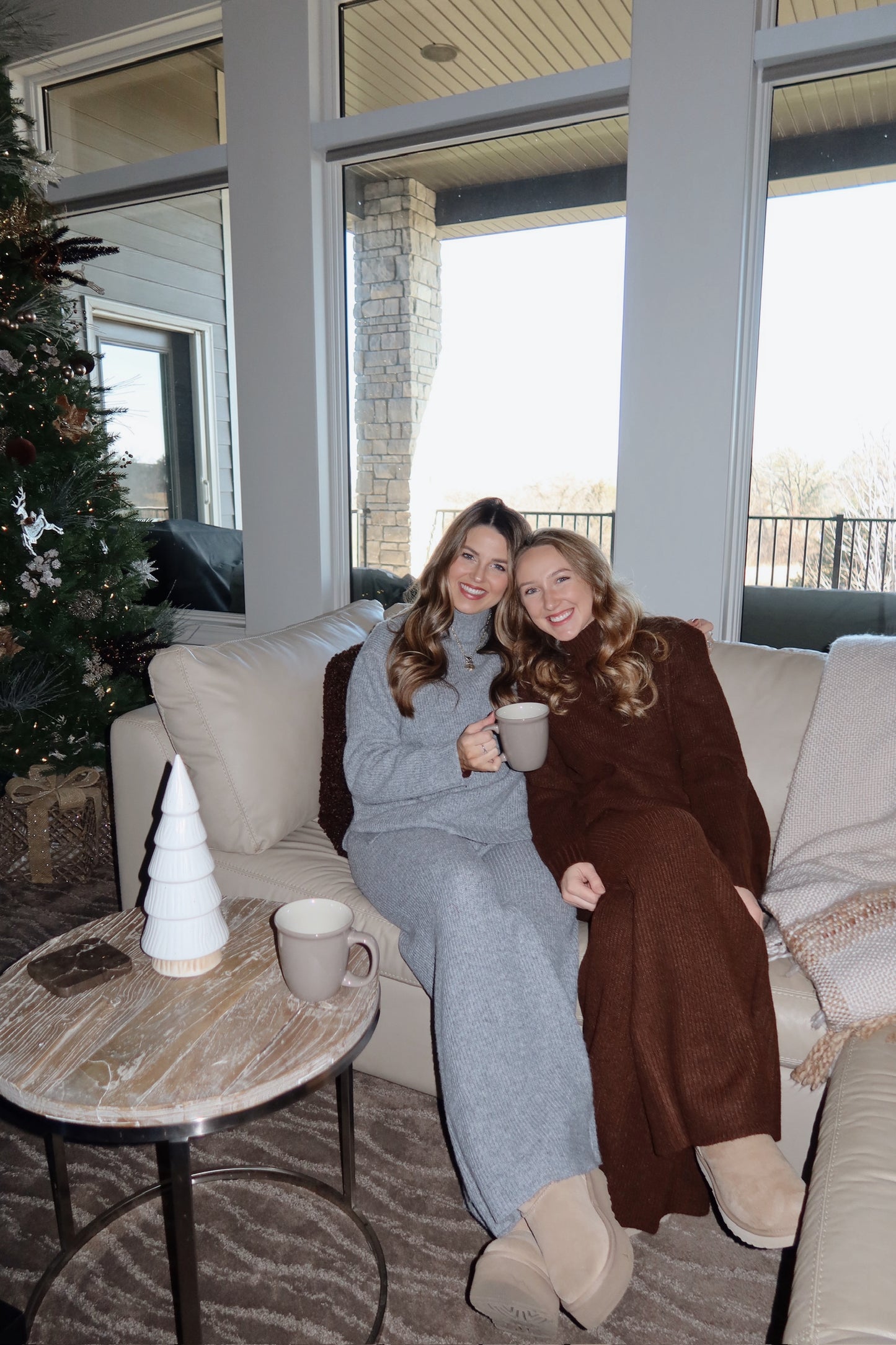 Jovie Sweater Set - Brown